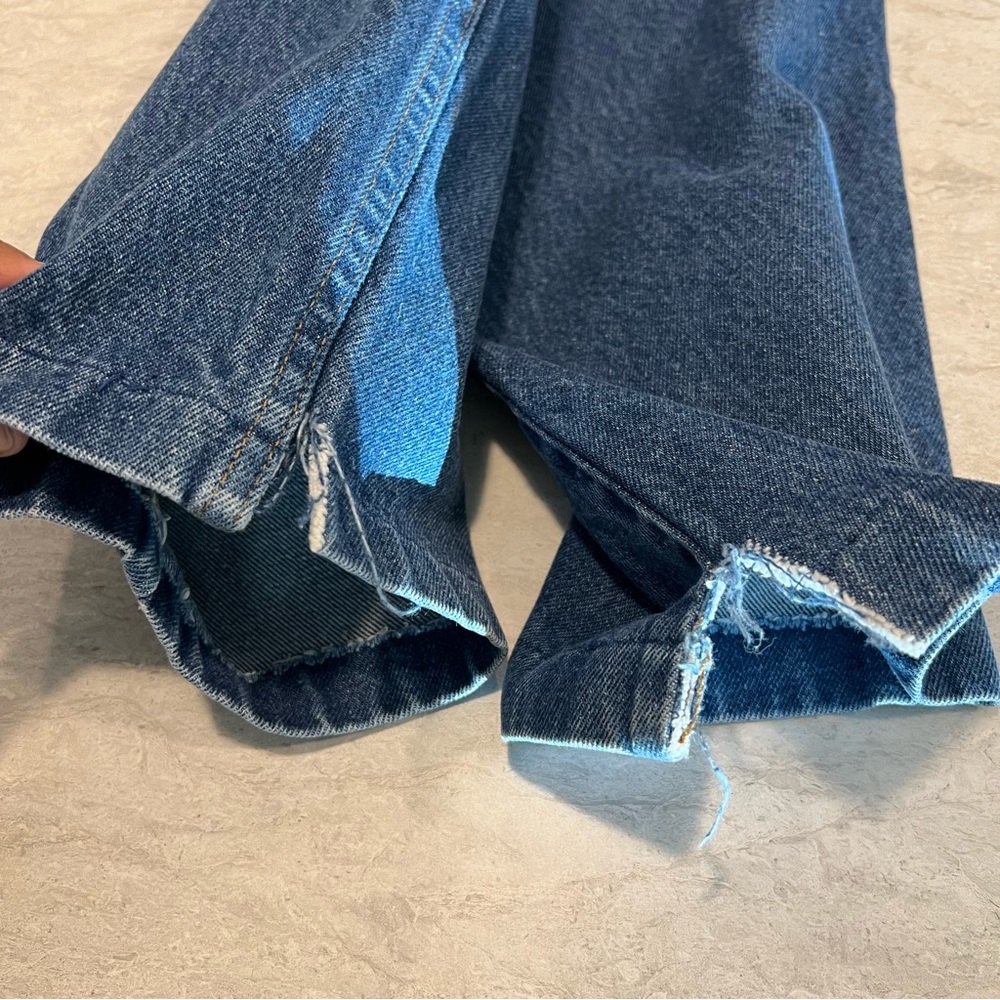 LL Bean Jeans 38x29 Blue Denim Natural Fit 100% Cotton RN 104731 - Picture 2 of 13